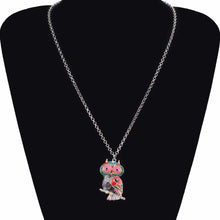 Load image into Gallery viewer, Owl Bird Pendant Necklace
