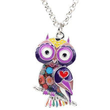 Load image into Gallery viewer, Owl Bird Pendant Necklace