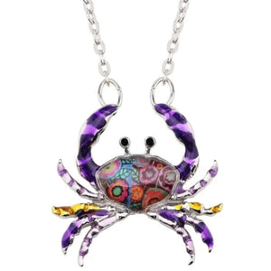Own The Sea Crab Pendant Necklace