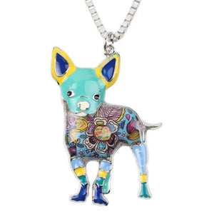 Chihuahua Dog Pendant Necklace