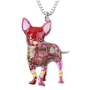 Chihuahua Dog Pendant Necklace