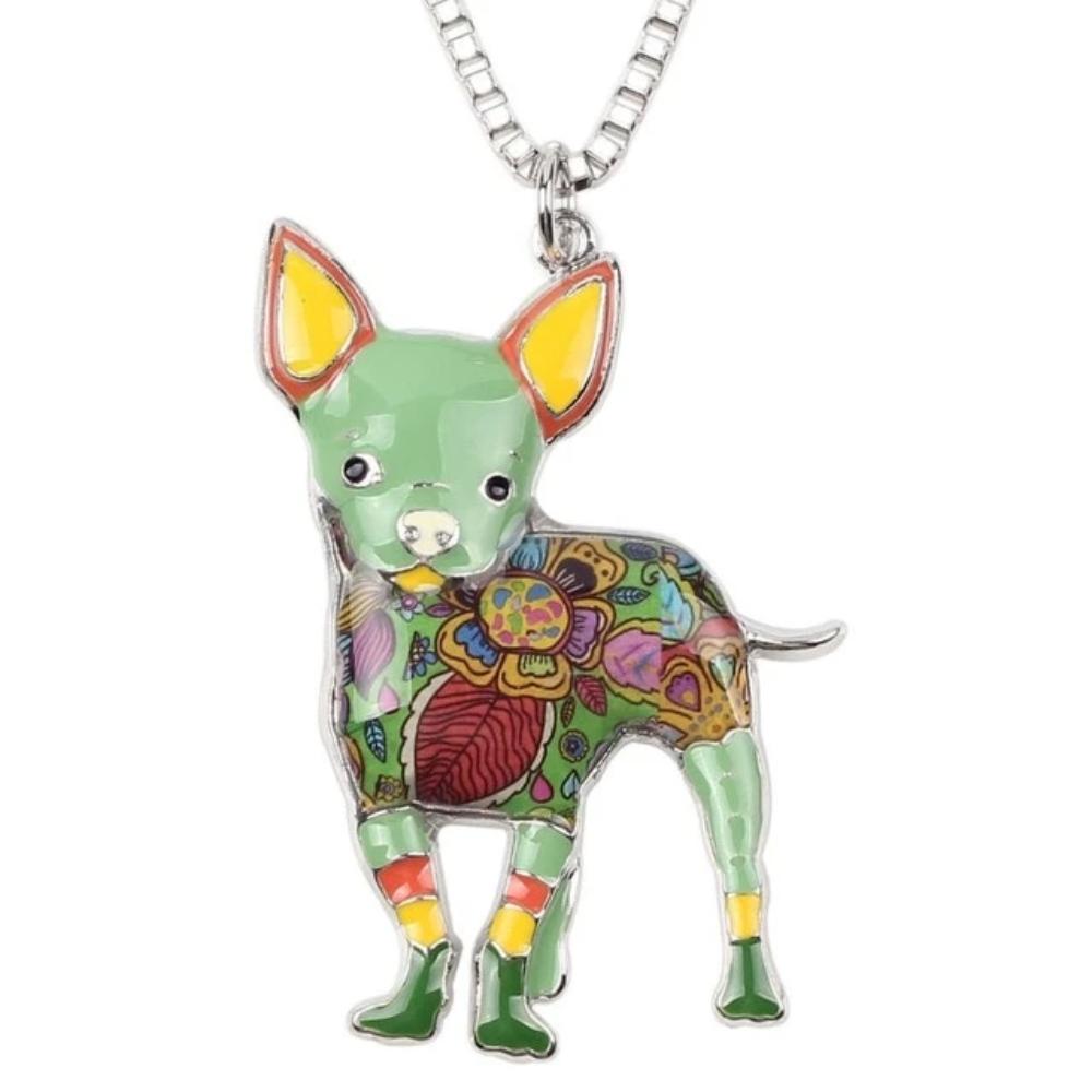 Chihuahua Dog Pendant Necklace