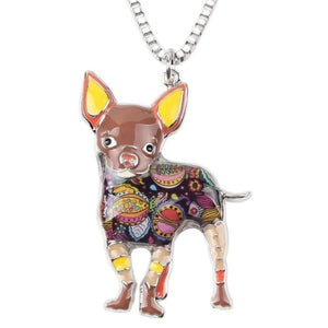Chihuahua Dog Pendant Necklace