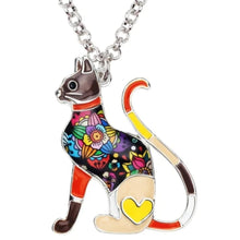 Load image into Gallery viewer, Mewow Cat Pendant Necklace