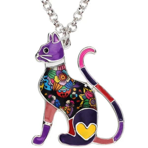 Mewow Cat Pendant Necklace