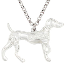 Load image into Gallery viewer, Whippet Dog Pendant Necklace