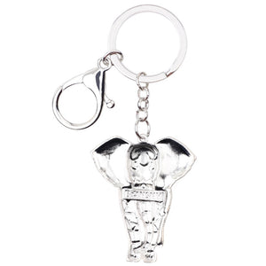 Brilliant Elephant Keyring