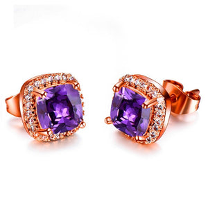 Sparkle Crystals Stud Earrings