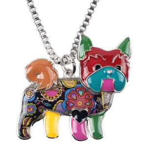Yorkshire Dog Pendant Necklace