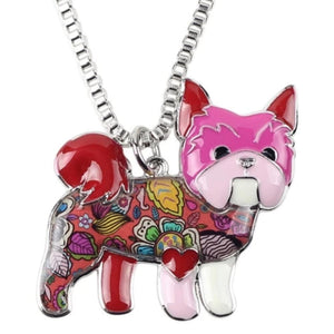Yorkshire Dog Pendant Necklace