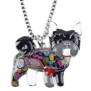 Yorkshire Dog Pendant Necklace
