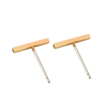 Load image into Gallery viewer, T-Bar Stud Earrings