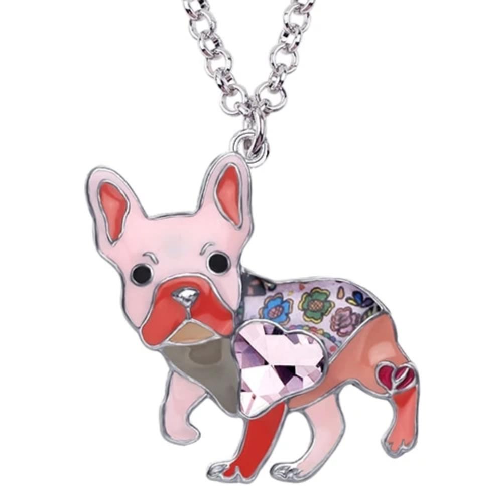 Pug Dog Pendant Necklace