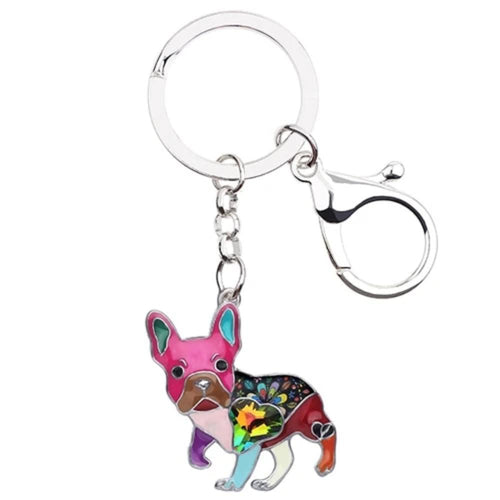 Pug Dog Keychain