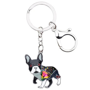 Pug Dog Keychain