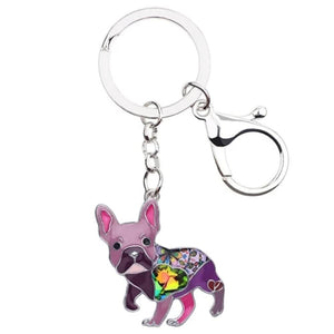 Pug Dog Keychain