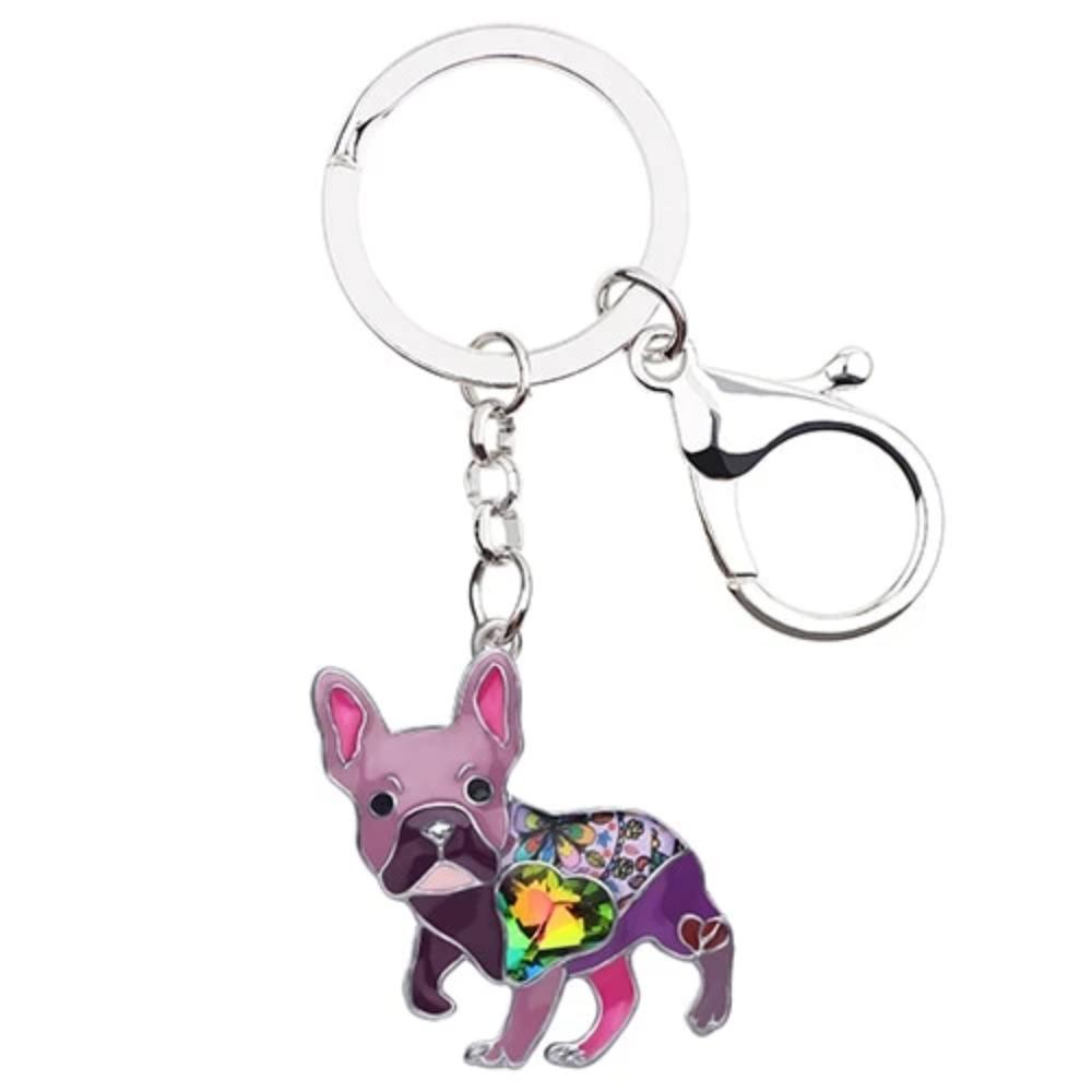 Pug Dog Keychain